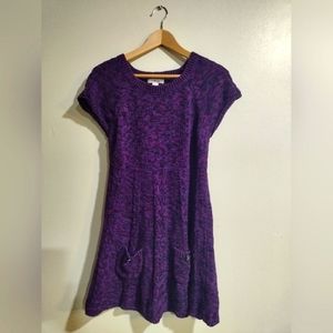 Style co petite XL knitted purple dress